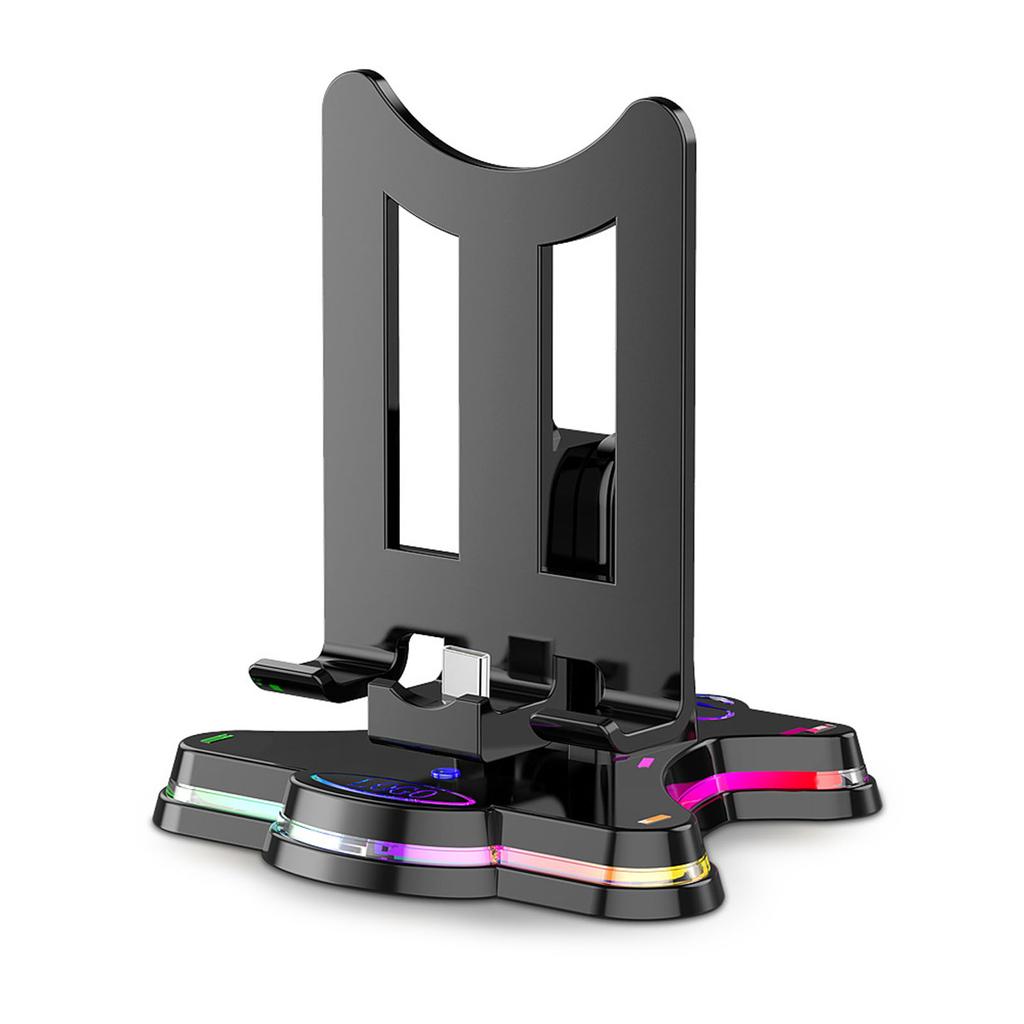 Console Charger Dock Station Type-C Charging Holder Stand for Switch/Switch Lite/Switch OLED and Type-C Phones Tablets