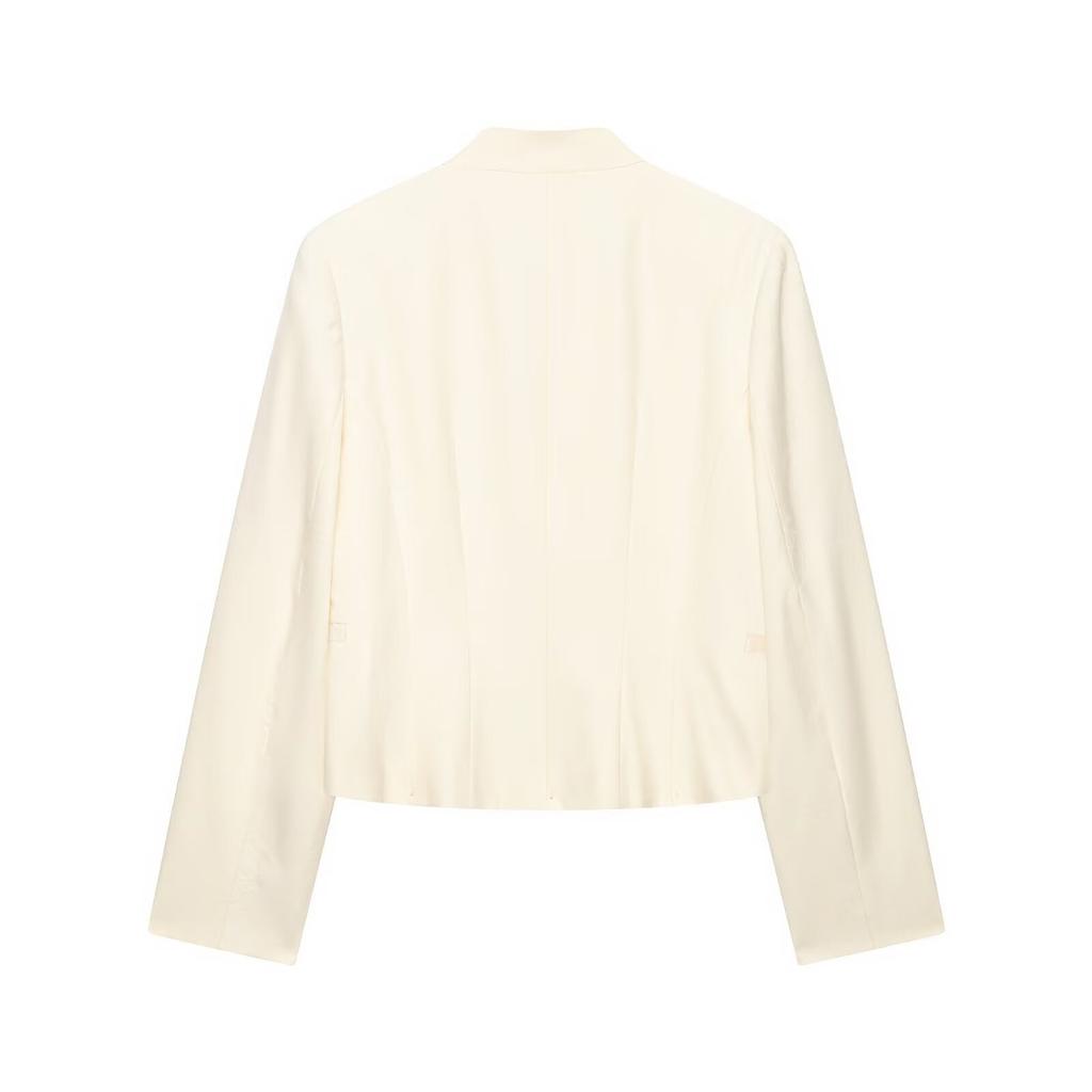 2026 Summer New Arrival: European and American Cross-border Women's Street Fashion Button-Up Slim Jacket W085 368886