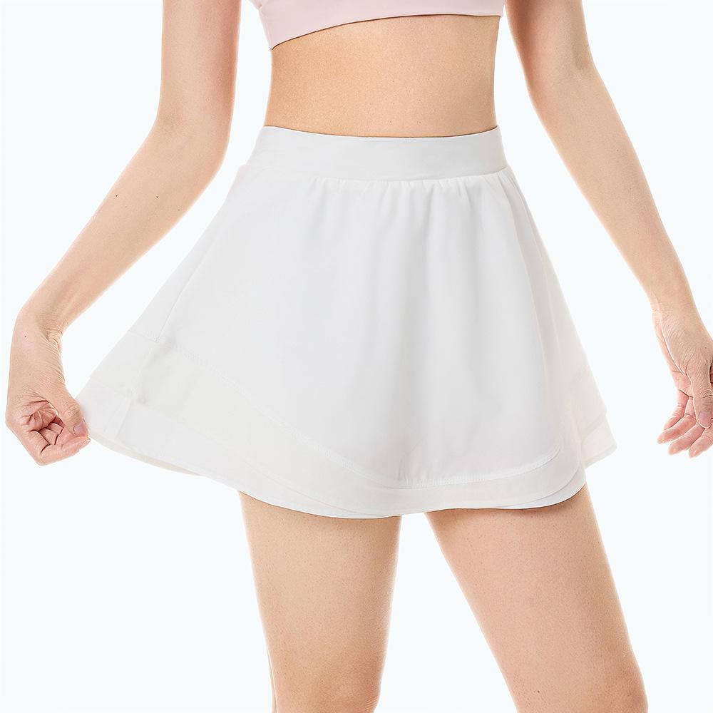 Cross-Border Women s High-Waisted Quick-Dry Sports Skort for Yoga, Fitness, Running, and Dance Small