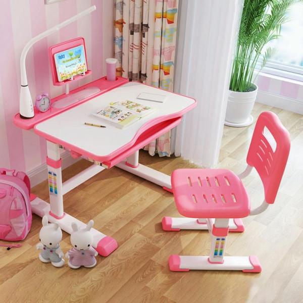 plastic study table with chair