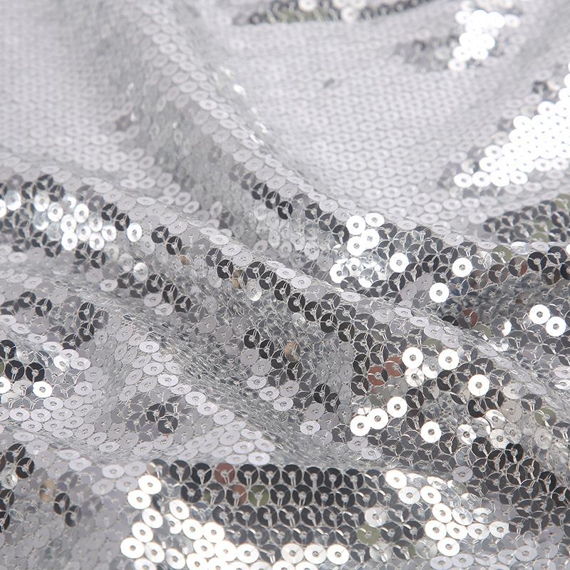 1/3/5yard 3mm Embroidered Flip Side Material Shiny Fish Scale Sequin Fabric for Clothing Performance Outfits Bag Shoe Fabric