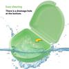 High Quality Double Layer Retainer Braces Storage Box Soaking Invisible Teeth Denture Cleaning Tooth Portable Storage Case