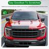 Xipoo Hood Protector Compatible With -2025 Ford F150 XLT/XL/STX/Lariat Hood Deflector TPE Shield Replacement For    2024 2025 Ford F-150 Accessories