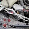 JDM Style Car Fender Washer License Plate Bolt M6 Screw Aluminum Gasket Engine Bay Dress Up Kit Bumper Fastener Modification