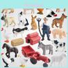 Plastic Farm Animal Figures Set With Realistic Design For Educational Play And Collectors