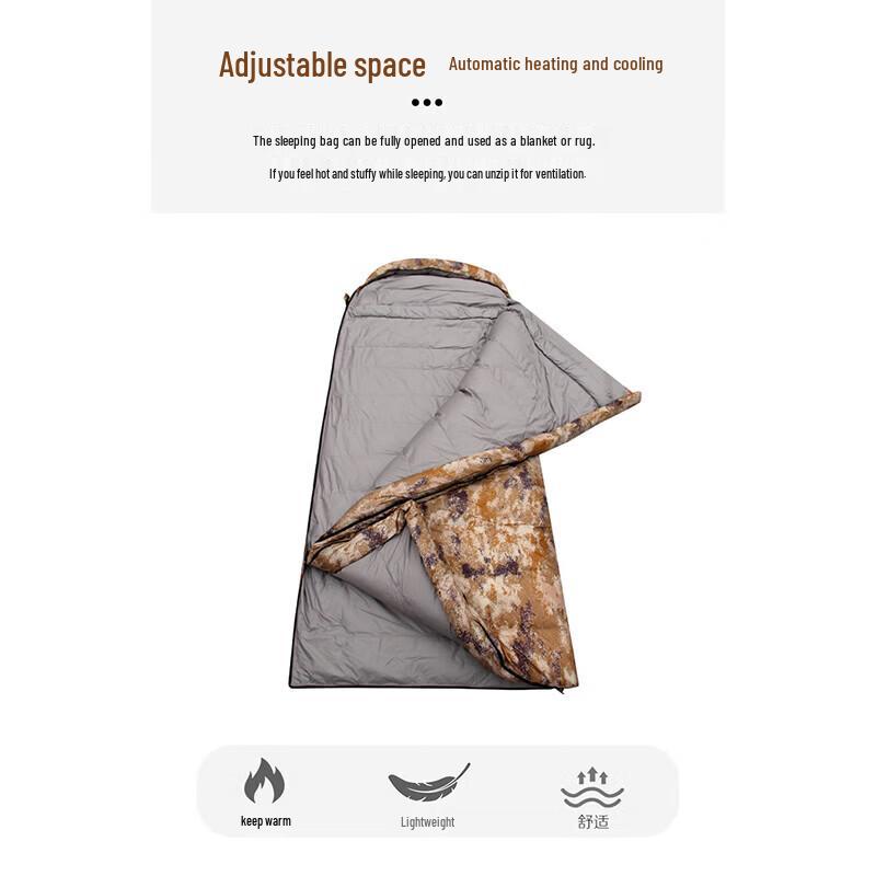 Yishunda Camouflage Down Sleeping Bag