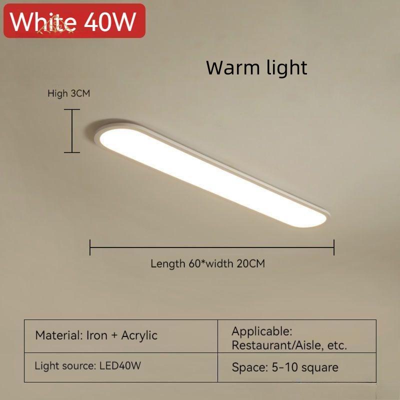 Household LED Ceiling Light Modern Minimalist Strip Cloakroom Aisle Balcony Light Corridor Hallway Nordic Master Bedroom Lights