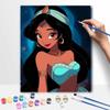 Disney Jasmine Oil Painting Digital Painting Art Kit Handmade Diy Painting Home Decoration Gift