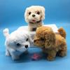 Cachorrinho de Pelúcia Eletrônico Simulação Brinquedo de Cachorro