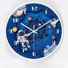 12-inch 30cm Creative Space Automatic Timing Radio Clock Children Cartoon Bedroom Mute Clock Wall Clock