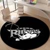 Personalized Leeds Rhinos Round Chair Office Rug - Perfect for Mat, Office Chair & More - Ideal Gift for Birthdays and Holidays