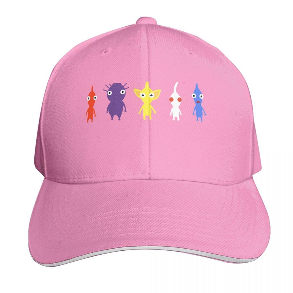 cute pikmin pattern Classic Baseball Cap New In The Hat Sunhat Custom Cap Anime Unisex Hats Womens
