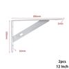 For 2 X Metal Shelf Bracket L Shape Thickened Corner Shelf Right Angle Bracket