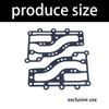 1 Pair Exhaust Inner Cover Gasket 6B4-41112-A0 63V-41112-A0 for 9.9 15 Boat Engine Gasket Replacement Accessories