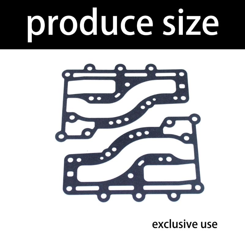 1 Pair Exhaust Inner Cover Gasket 6B4-41112-A0 63V-41112-A0 for 9.9 15 Boat Engine Gasket Replacement Accessories