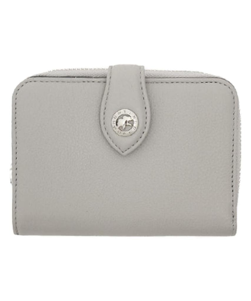 Hunting World Compact Gray Wallet, Viola,