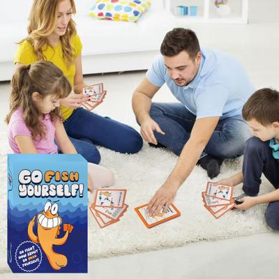 1 Sada Karet Go Fish Hilarózní Párty Hra pro Dospělé Přenosná Cestovní Páry Spolupracovníci Rodinné Setkání Interaktivní Stolní Hra Gag Dárek