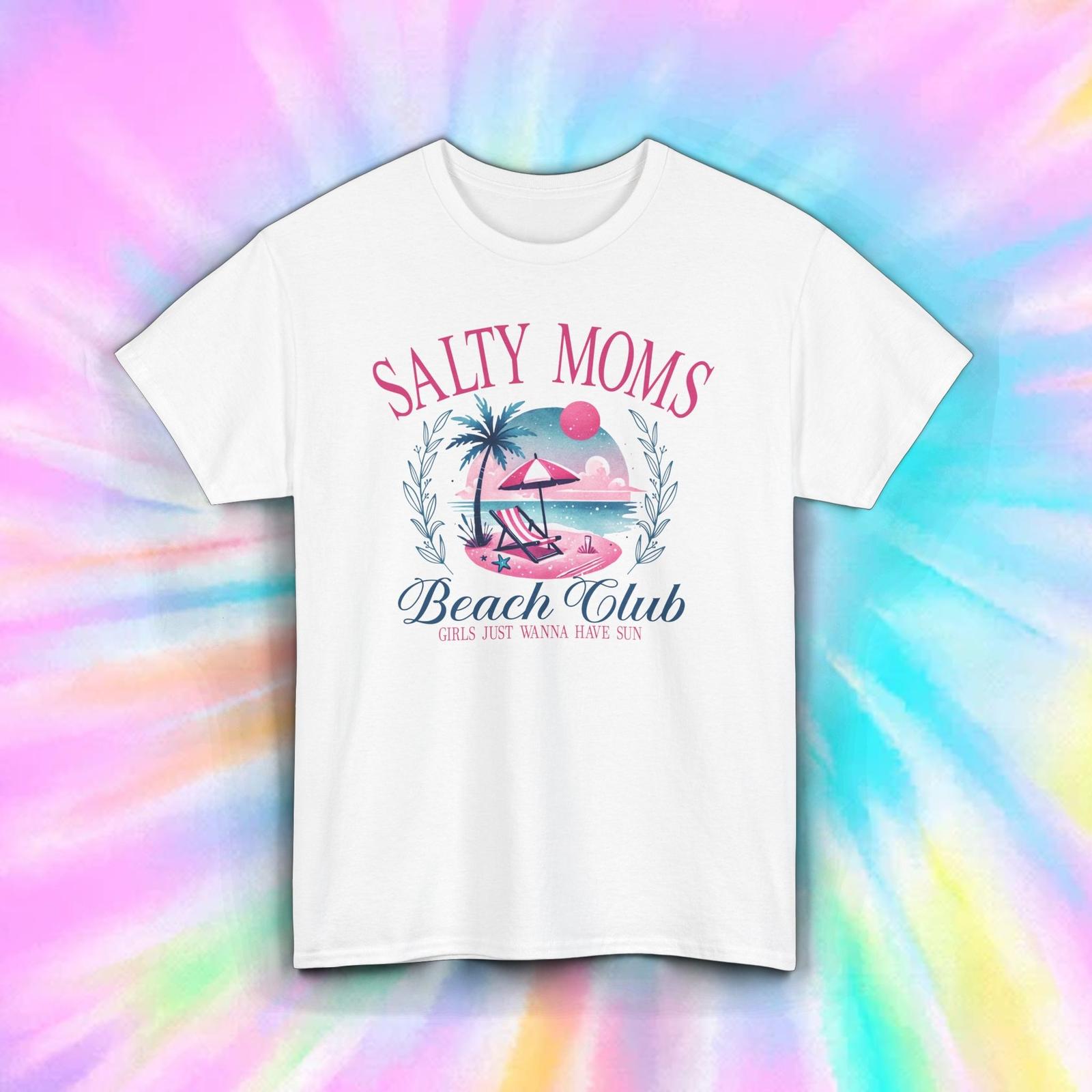 Футболка для девочек Salty Moms Beach Club Хочу Солнце Смешная Летняя Футболка S-5XL M