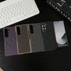 Kevlar Carbon Fiber Flip Case Galaxy Z Fold7 6 5 Magnetic Snap Cover Shockproof Protective Shell