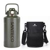 SANTECO Vacuum Insulated Water Bottle, Large Capacity, Keeps Drinks Hot or Cold, 1900ml, Stainless
