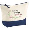 Makeup Bag - PLANETEE - Blue Background Pouch «Exceptional Radiologist» - Large Size - Cotton - HD Printing