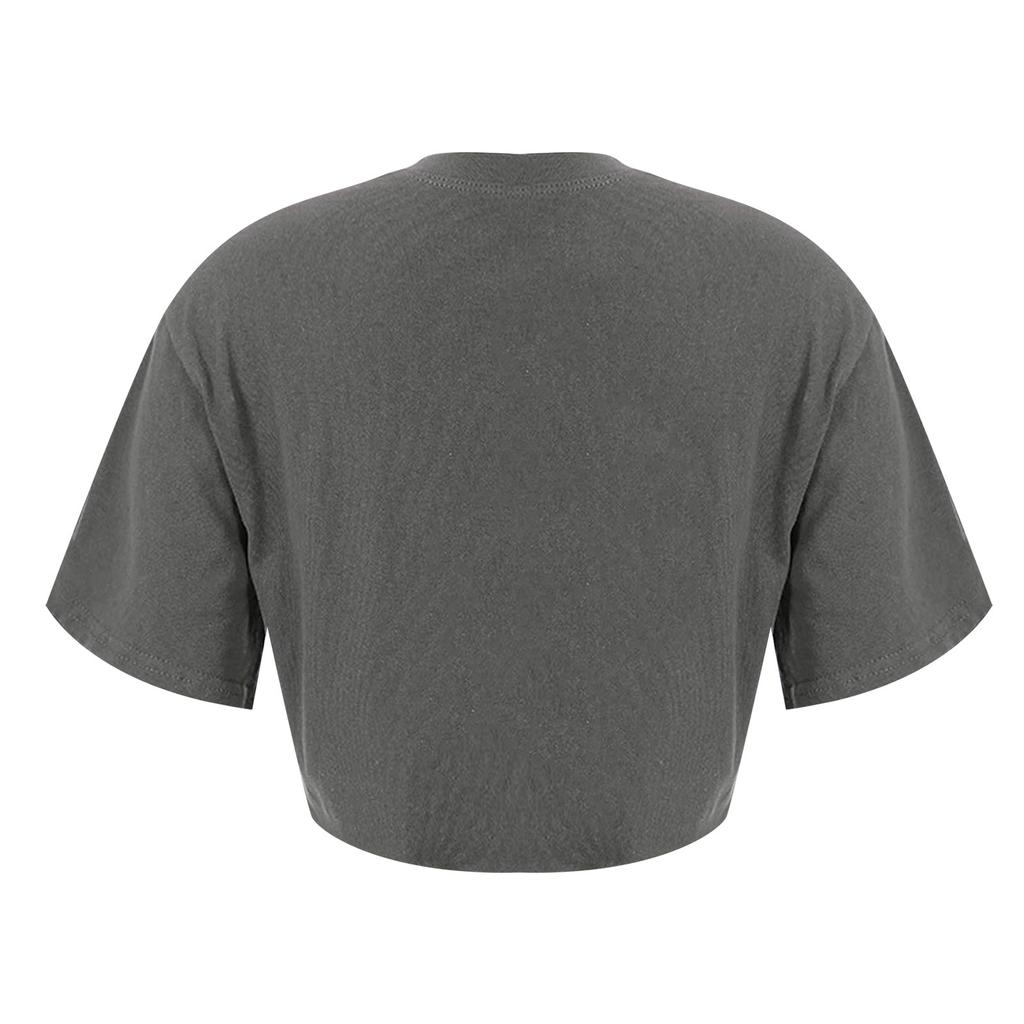 Women's Embroidery top leisure sports Top Shirt vest women's Short Sleeve T-Shir