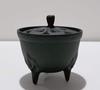 Iwachu Incense Flower Petal Body Size x Nanbu 29206 Burner, Design, Black, (cm) 8.5 H9, Ironware,