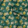 Soimoi Floral Print, Silk Fabric, Decor Sewing Fabric by The Yard 42 Inch Wide,  Decorative Fabric for Shirts Suits Ties, Black &