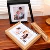 Magnetic Quick Release Photo Frame 7-Inch Picture Storage Collage Photo Frame With Opening Wooden Photo Storage Display Frame