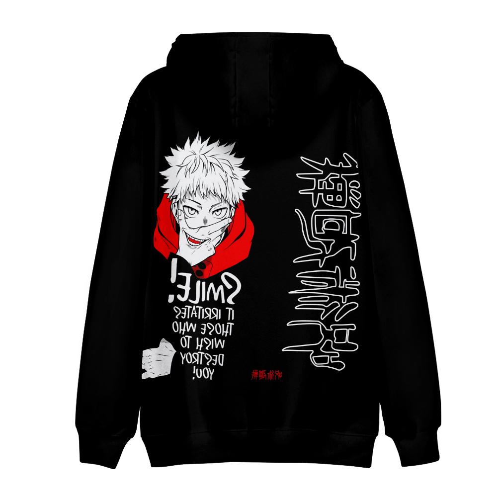 Men Women's Hooded Jujutsu Kaisen Printed Spring Autumn Pullover Sweatshirt Fashion Hoodie Casual New Men Tracksuit Streetwear