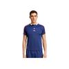 Originali Comoda Casual Sportiva Assorbente Morbida Manica Corta T-Shirt Uomo Top Blu JF0546