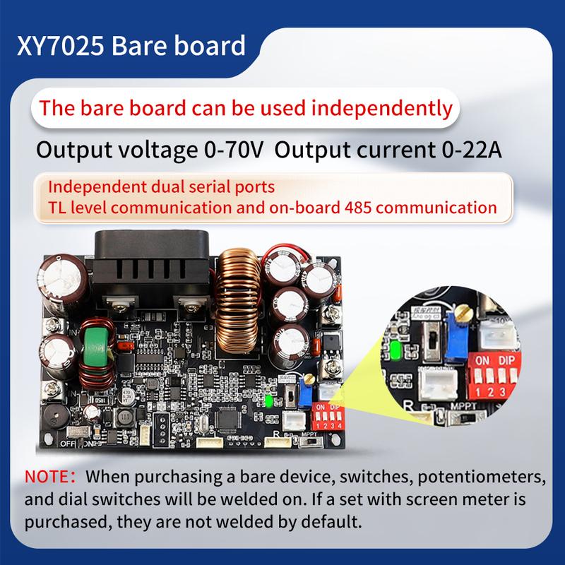 XY7025S 1750W 25A CNC BUCK DC Power Supply  Adjustable CV CC CW Step-Down Converter MPPT Charging 12-85V To 0-70V WIFI 485 IR