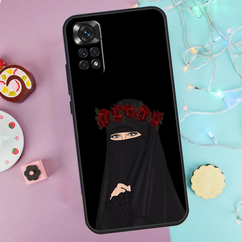 

Королева никаба Исламская мусульманка Чехол Для Xiaomi Redmi Note 9 10 11 12 13 14 Pro 9S 10S 11S 12S Redmi 14C 10C 12C 13C Обложка Redmi 12 4G