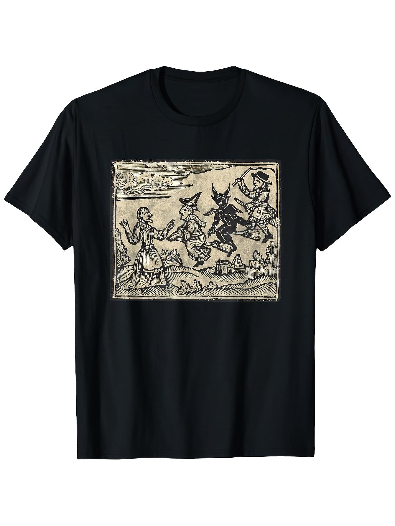 

T-Shirt Y2K Satanic Occult Walpurgisnacht Goth Black Regular Fit 2XL