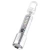 Mini Flashlight Keychain Super Bright Zoom Rechargeable Torch Outdoor Emergency Camping Fishing Work Lights UV Tiki Lamp