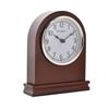Wm. Widdop Arched Walnut Wood Mantel Clock with Arabic Dial