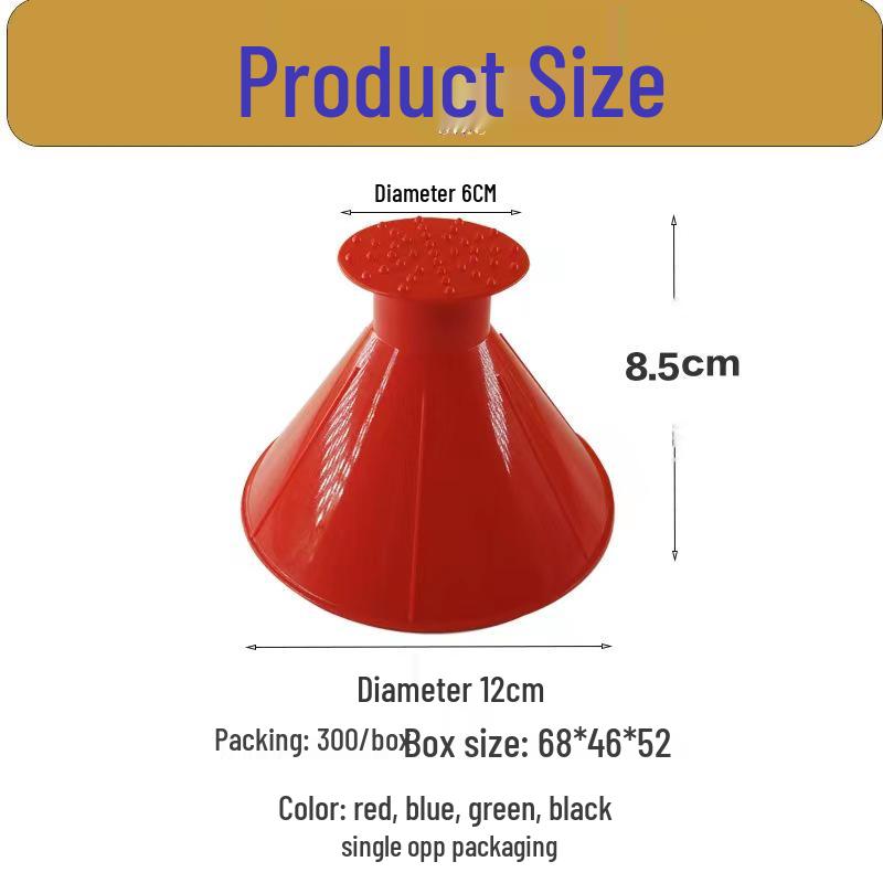 Car Snow Removal Shovel & Ice Scraper with Oil Funnel 