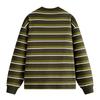 NVG·YOUNG Men's Casual Striped Cotton Long-Sleeve T-Shirt