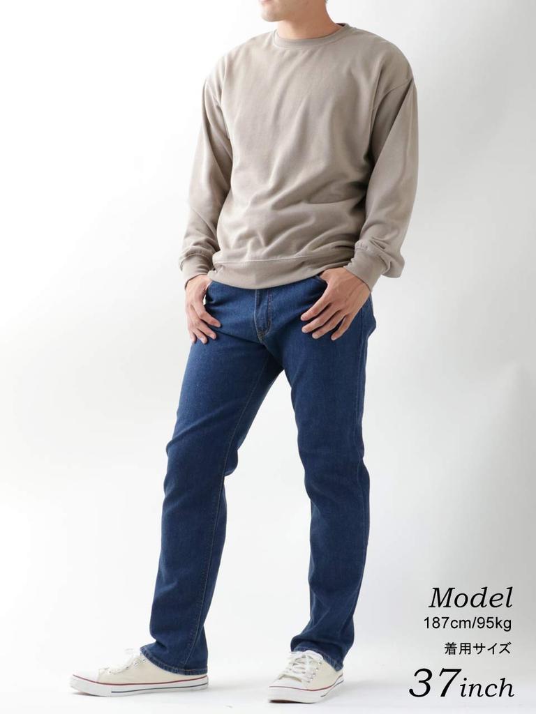 Jeans E403F Regular Straight Denim Pants Stretch Made In Japan One Wash 36 [EDWIN] Men's