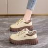 Spring Women's Shoes New Breathable White Shoes for Women Versatile Korean Thick-soled Sneakers Casual Board Shoes Trendy Shoes