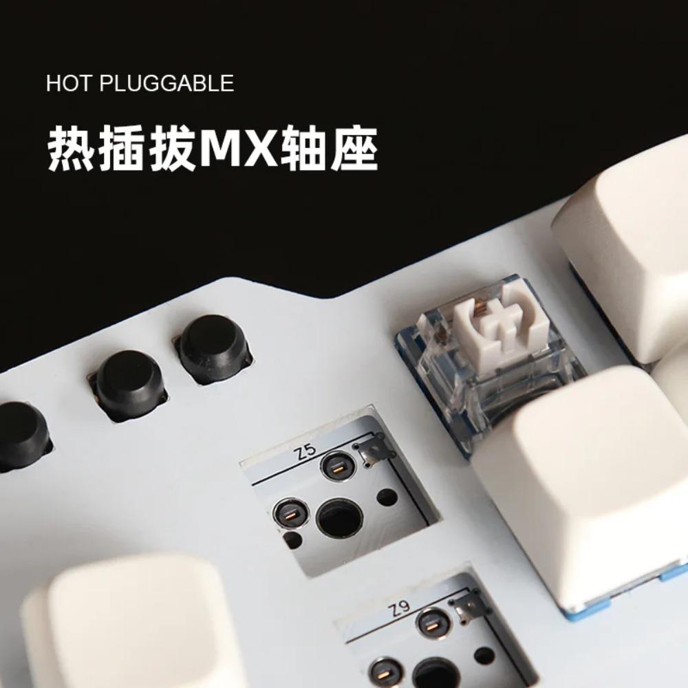 HitBox Mini Keyboard Portable Arcade Joystick Street Fighter Gaming Accessories for PC GP2040-CE Hot Swap Ergonomic Keyboard