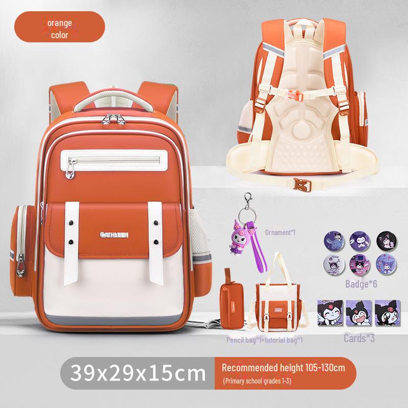 Cloud Schoolbag: Large Capacity, Lightweight Backpack for Grade 1-6 Boys & Girls