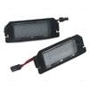 For Hyundai I20 Veloster XG30 Coupe for Kia Rio Soul Picanto 2x Car Rear LED SMD License Number Plate Light Lamp