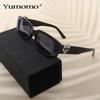 Unisex High-end Sunglasses with a Retro, Small Square Frame Y2k Sunglasses with Skull Decorations