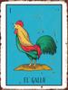 Meksikansk Lotteri EL GALLO MEKSIKANSK LOTTERI Plakat Metallskilt Hjemmeinnredning Estetikk Veggdekorativ Plakett Dekorasjon Malerier
