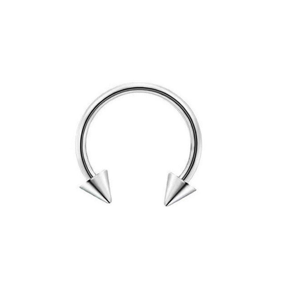 U-Shaped Nose & Eyebrow Horseshoe Piercing Jewelry Set - European & American Style