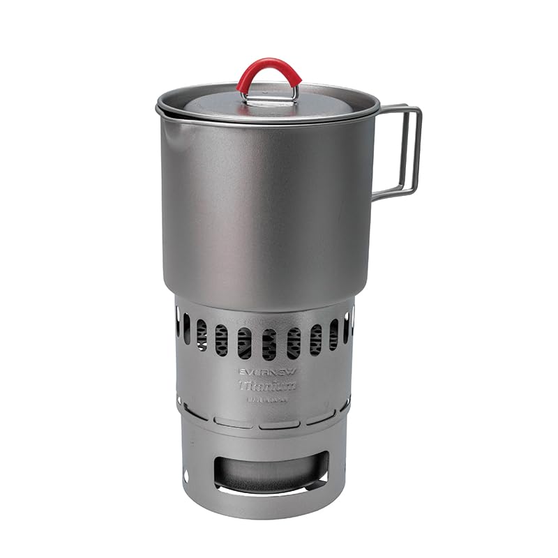EVERNEW Ti Mug Pot 500 Stove Set ECA538 Titanium