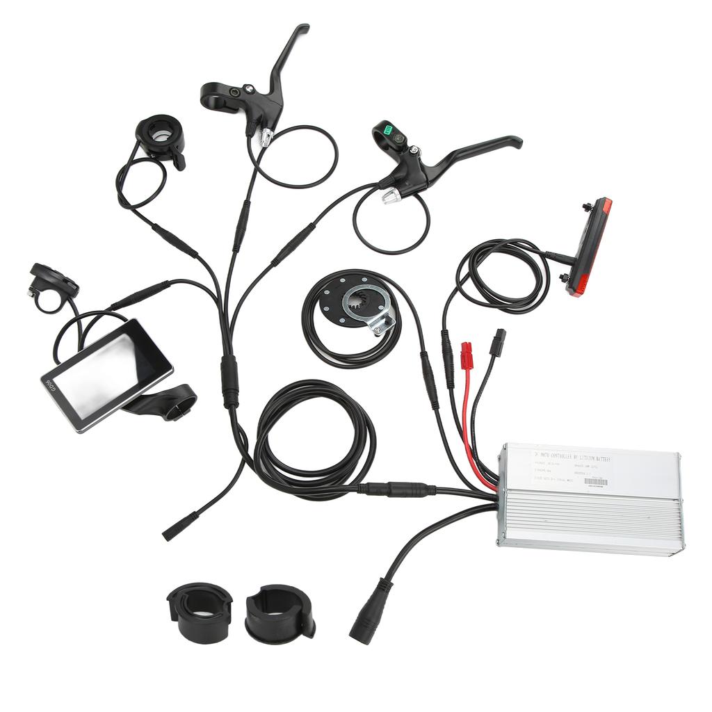 36V48V 1000W Elektrischer Motor Controller Kit 30A Motor Controller mit GD06 LCD Panel 130X Gashebel