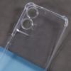 For Motorola Moto G35 5G Case Reinforced Corner TPU Clear Phone Cover with Lanyard