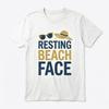 Resting Beach Face Shirt Funny Summer Vacation T-Shirt Beach Lover Gift Tee